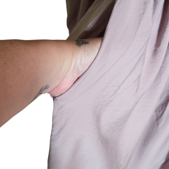 Madewell Sofia Twill Midi Dress like new size L - Picture 5 of 7